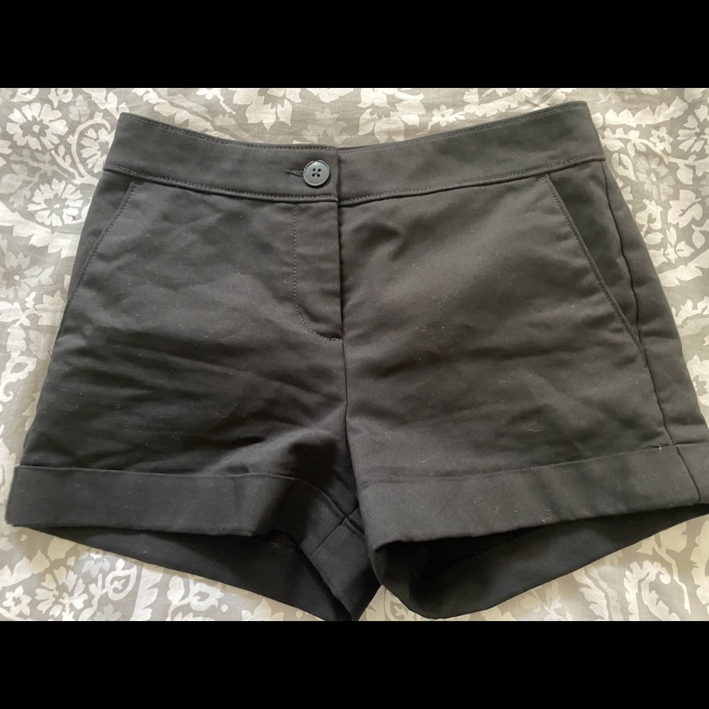 Black dress shorts